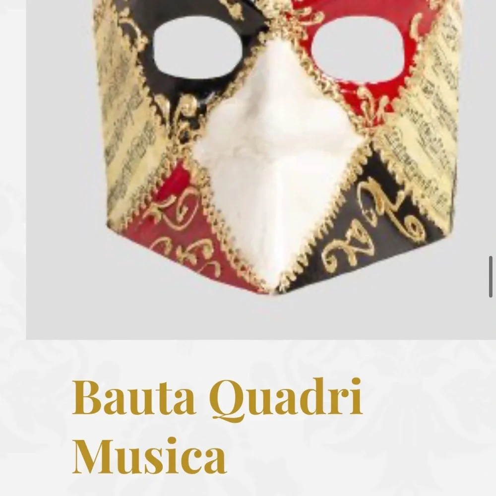 Elegant & Mysterious Multicolor Masquerade Face Mask. Nwot